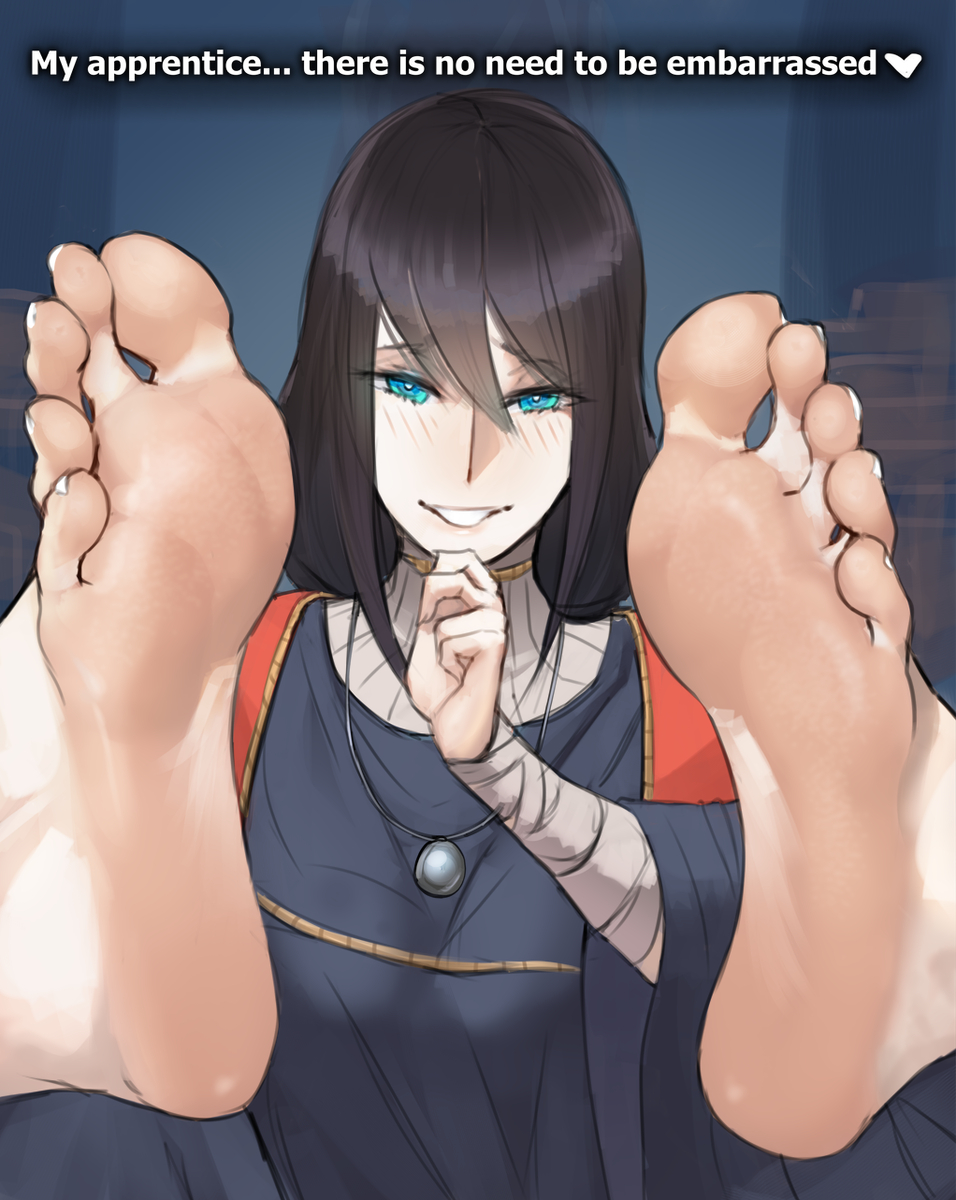 This is a pixiv picture whose title is Sorceress Sellen Feet.