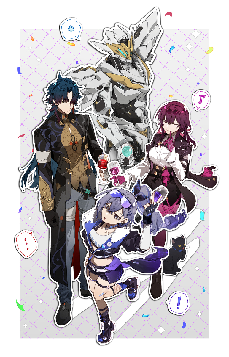 This is a pixiv picture whose title is 崩壊：スターレイル/ 1st Anniversary.