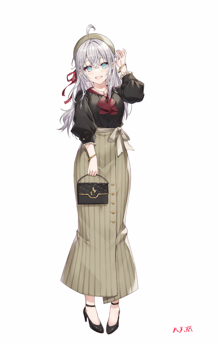 This is a pixiv picture whose title is アーリャさん（オリジナル私服）.