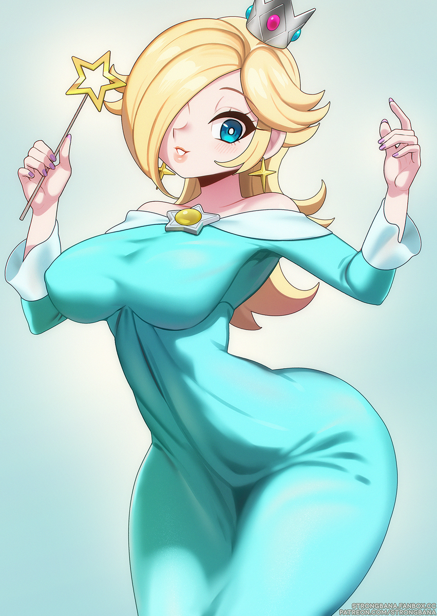 This is a pixiv picture whose title is ロゼッタ Princess Rosalina.