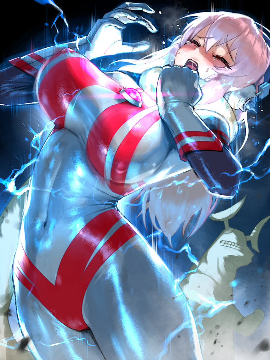 This is a pixiv picture whose title is ウルトラソニコvsエレキング.