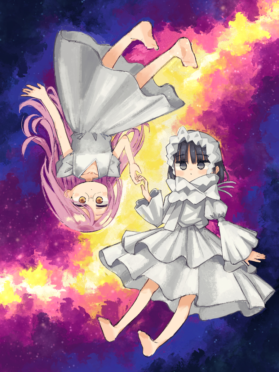 This is a pixiv picture whose title is 星雲.