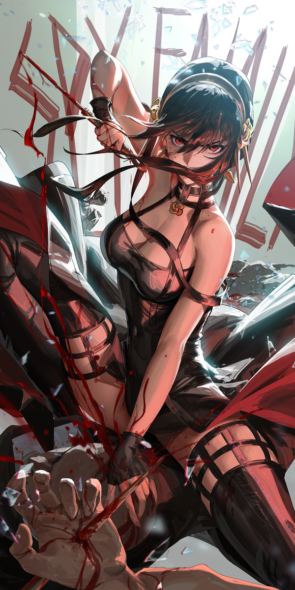 This is a pixiv picture whose title is Yor Forger.