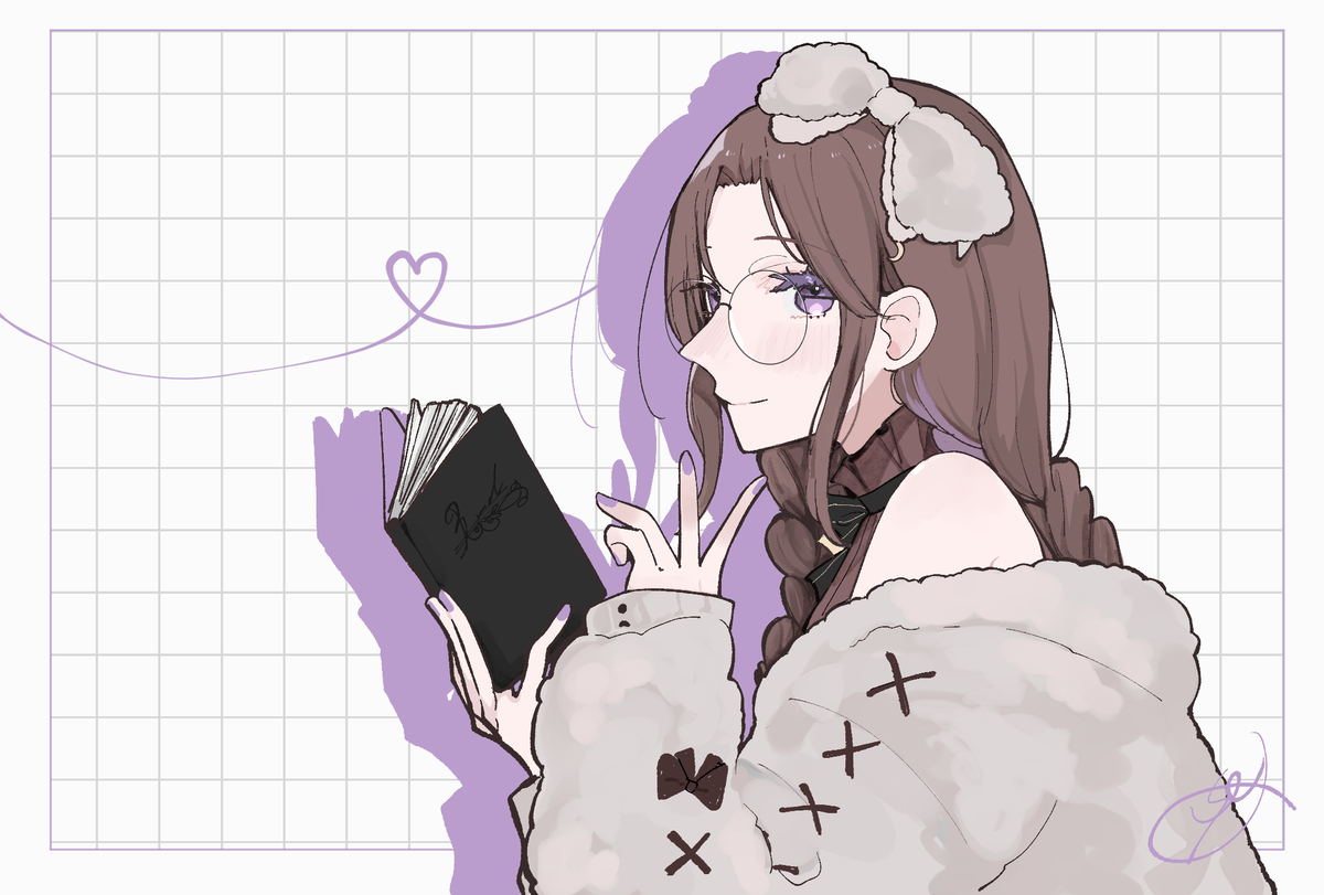 This is a pixiv picture whose title is 💜.