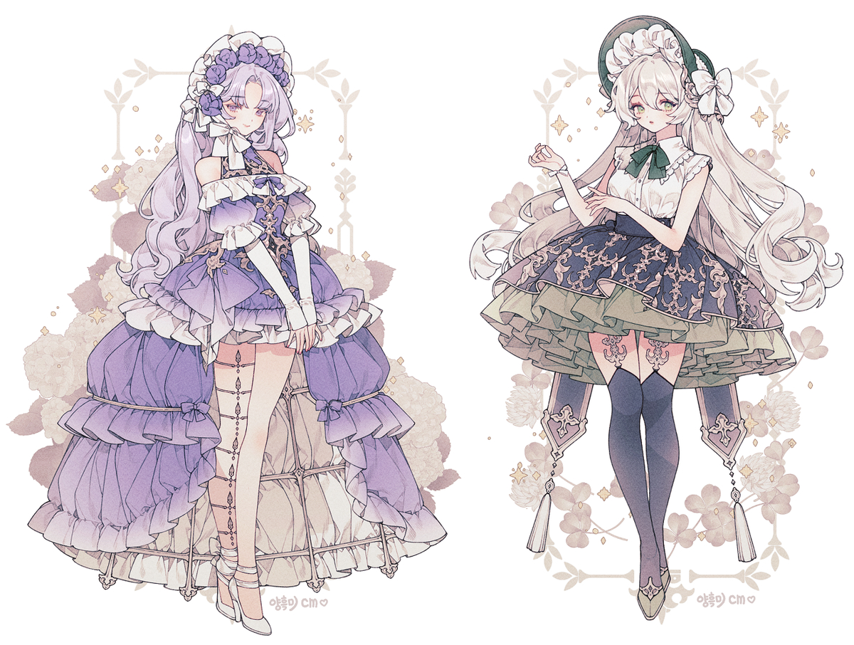 This is a pixiv picture whose title is 🎀cm🎀.