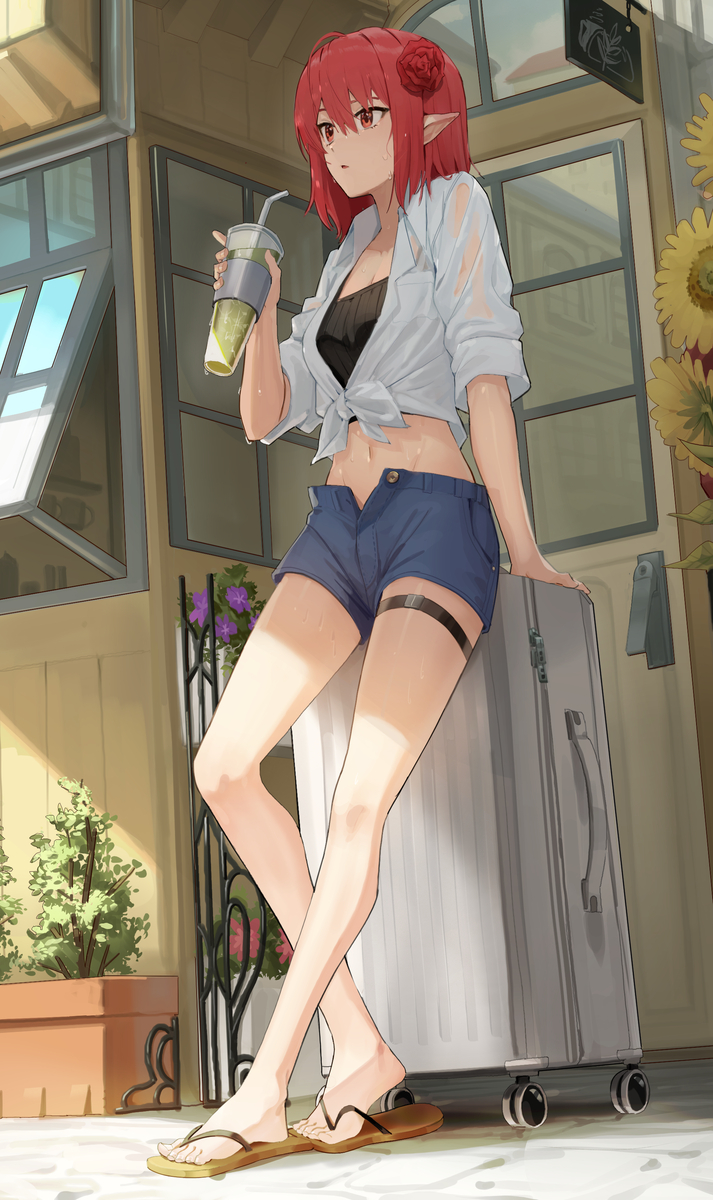 This is a pixiv picture whose title is cm.