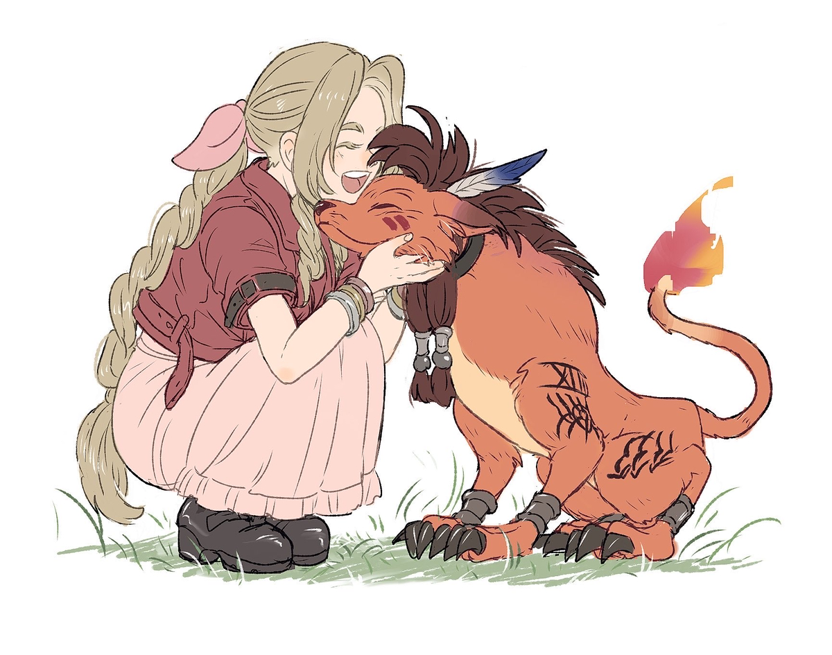 This is a pixiv picture whose title is FF7リバースログ.