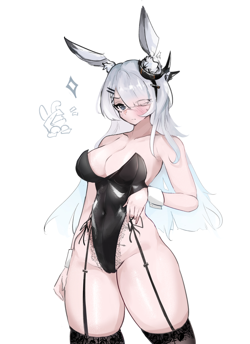 This is a pixiv picture whose title is Frostnova Bunny.