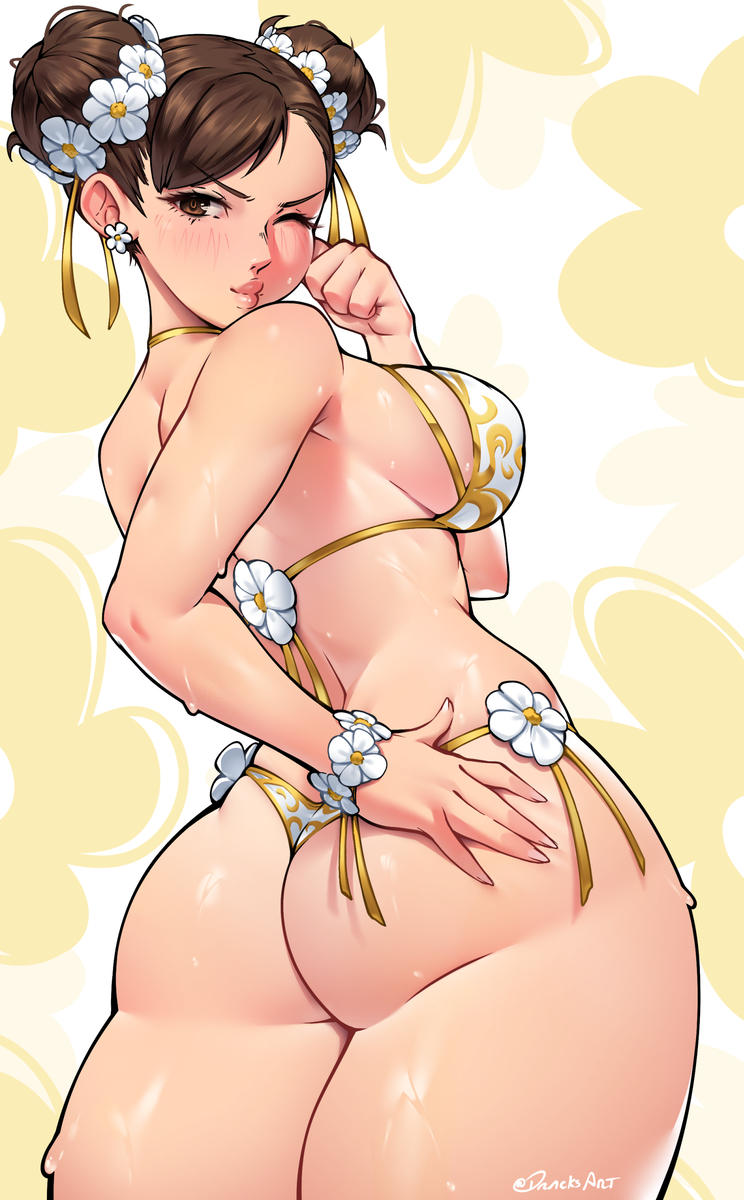 This is a pixiv picture whose title is Chun Li.