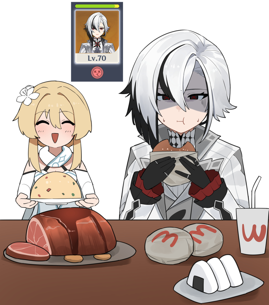 This is a pixiv picture whose title is お父様.