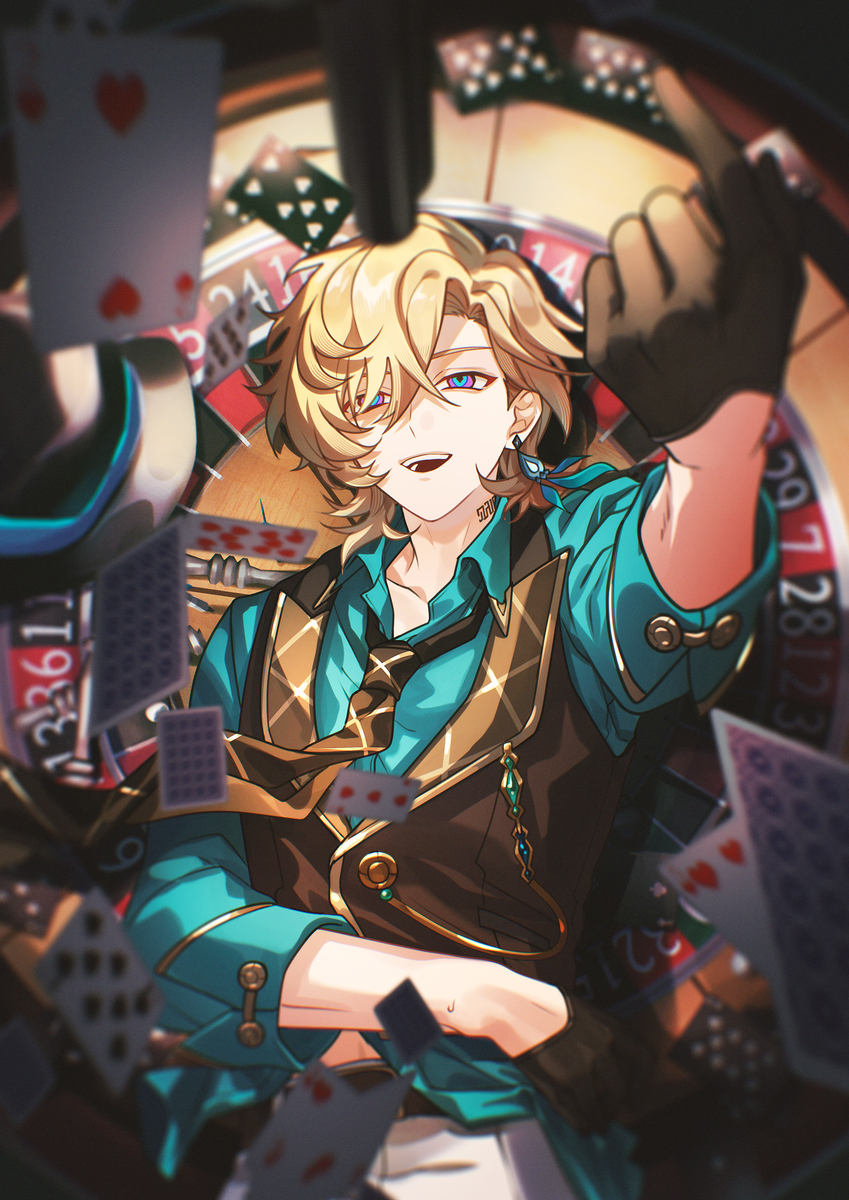 This is a pixiv picture whose title is アベンチュリン.