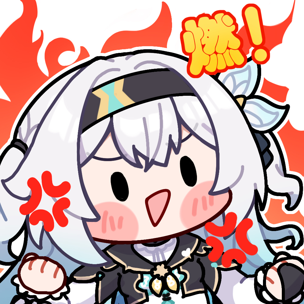 This is a pixiv picture whose title is 燃！！！！！.
