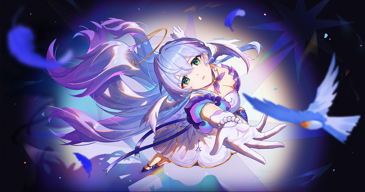 This is a pixiv picture whose title is 知更鸟.