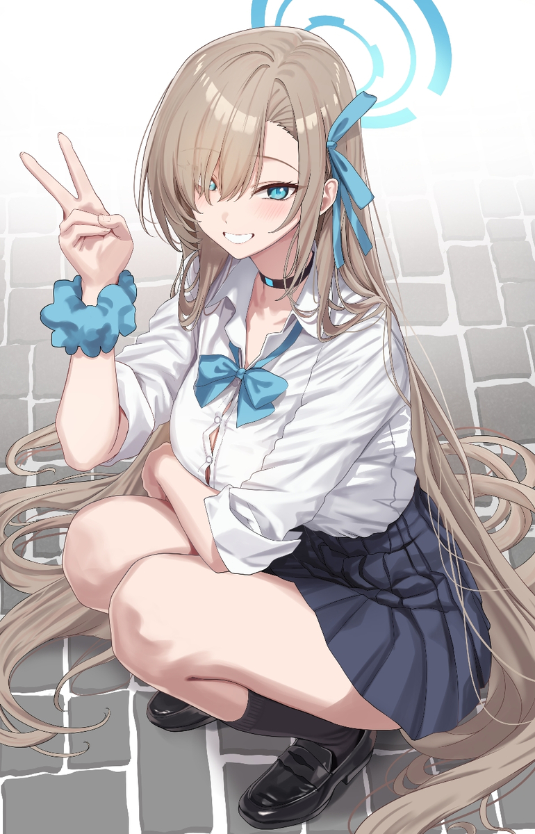 This is a pixiv picture whose title is アスナ.