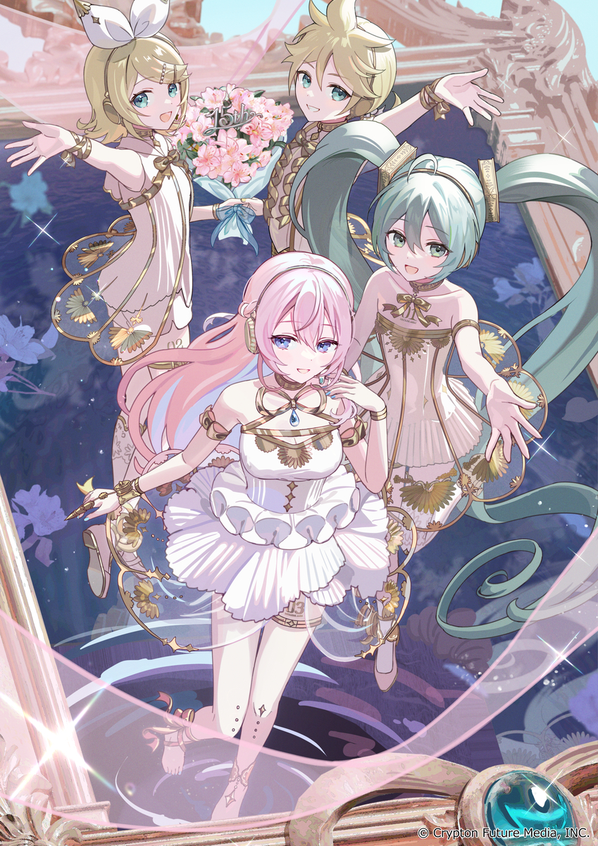 This is a pixiv picture whose title is 初音ミクシンフォニー2024.