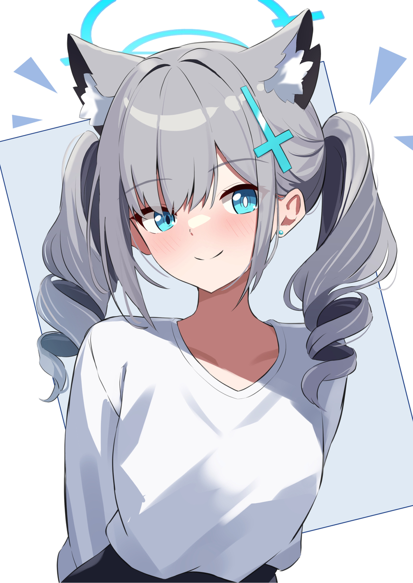 This is a pixiv picture whose title is いろんな髪型のシロコ.