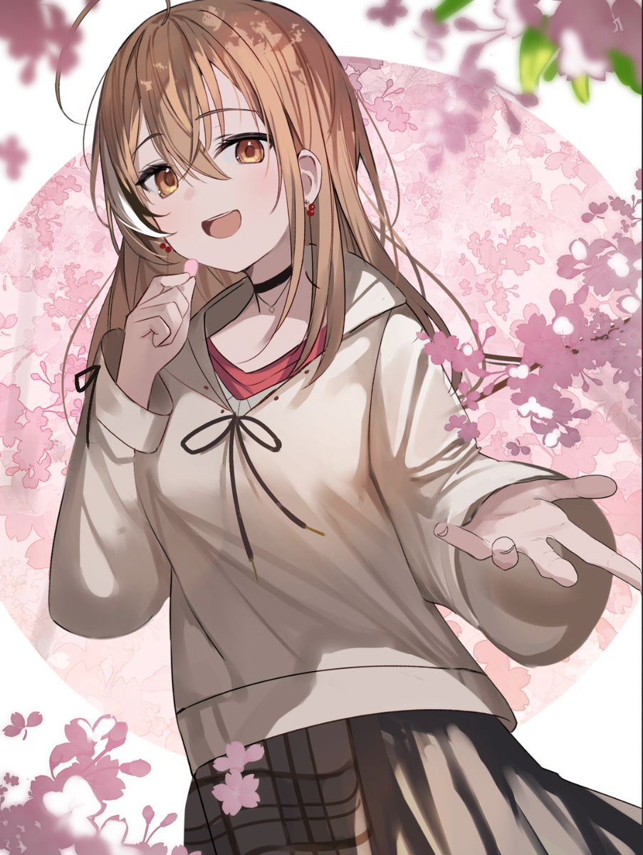 This is a pixiv picture whose title is 桜.