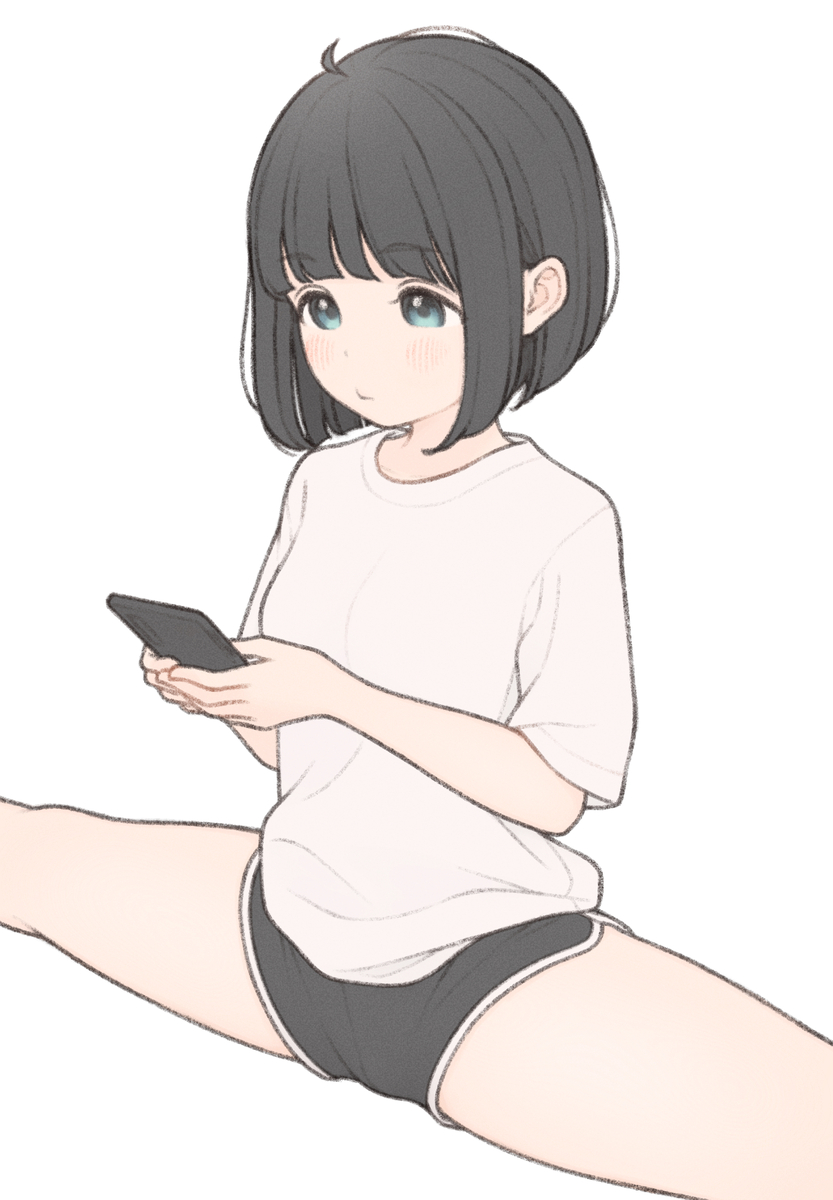 This is a pixiv picture whose title is 📱.