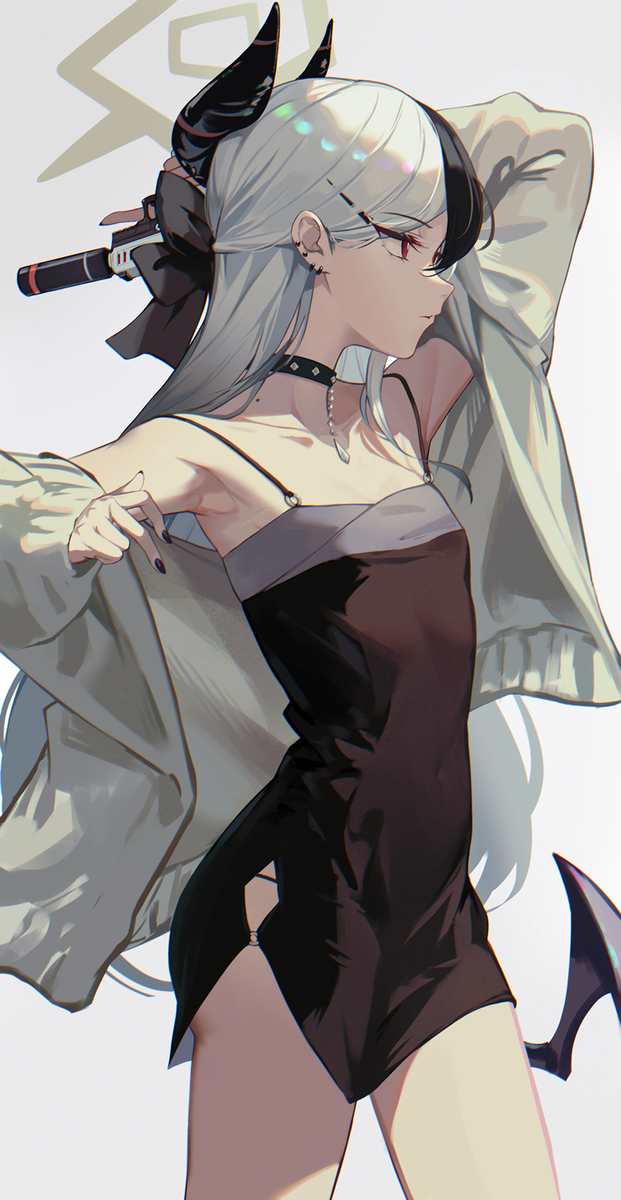 This is a pixiv picture whose title is Kayoko (dress ver.).