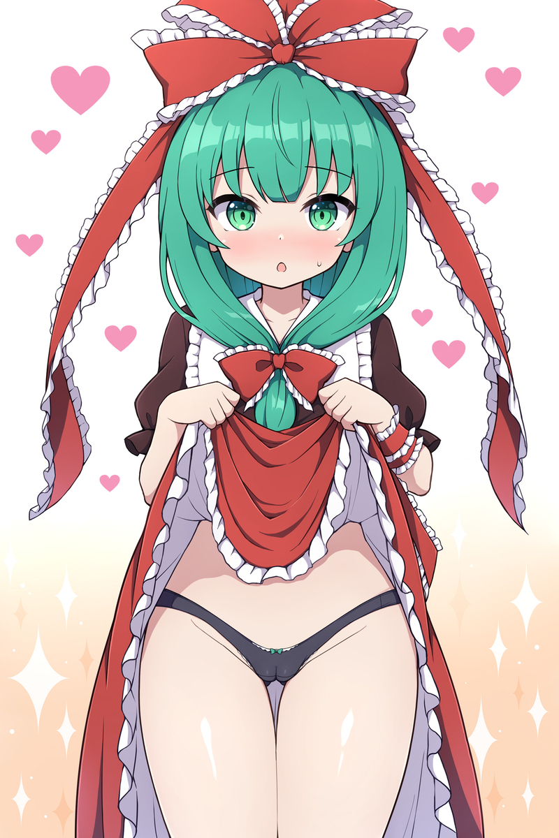 This is a pixiv picture whose title is たくし上げ雛.