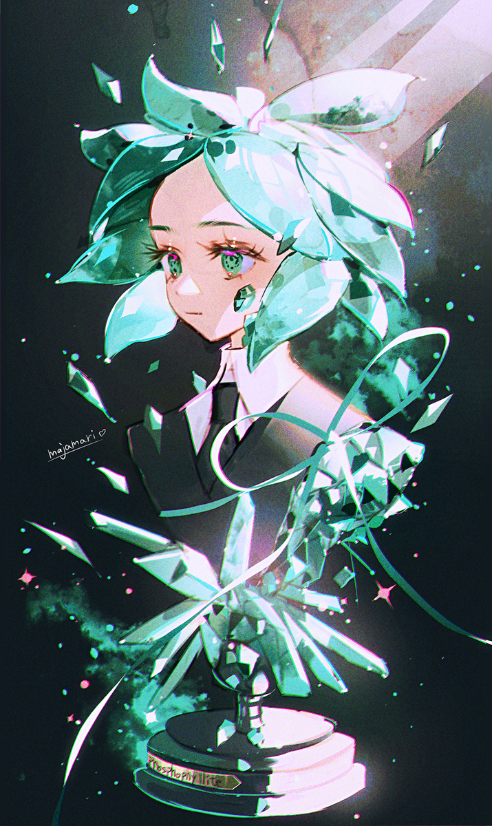This is a pixiv picture whose title is 宝石の.