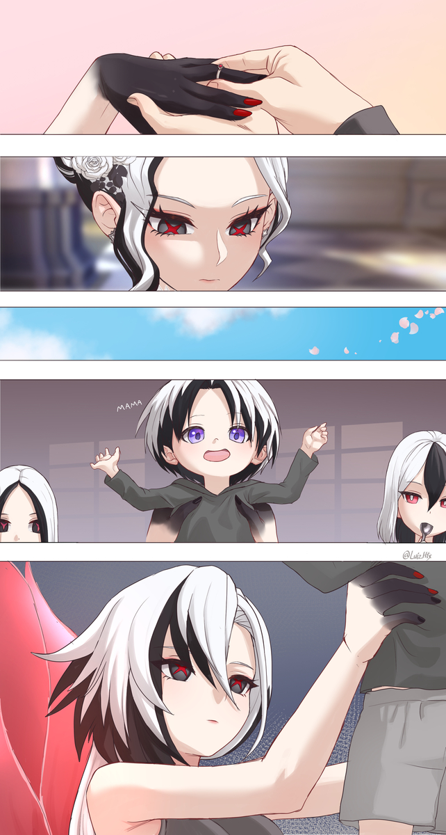 This is a pixiv picture whose title is Mother.