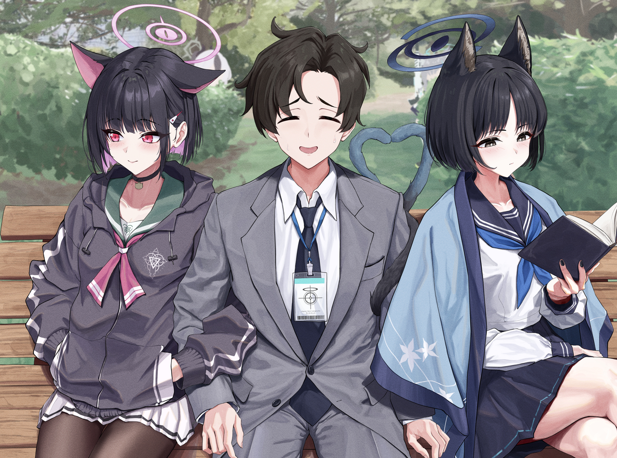 This is a pixiv picture whose title is カズサとキキョウ.