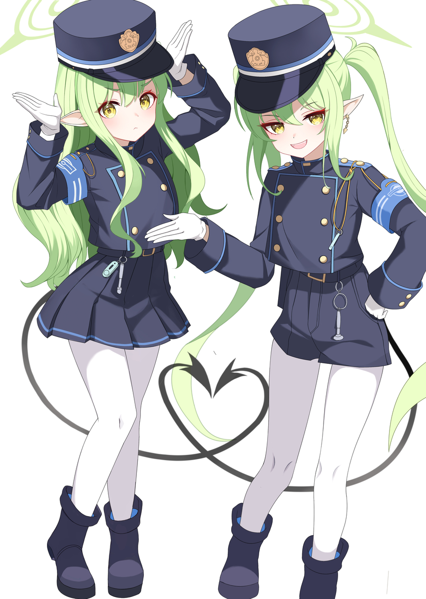 This is a pixiv picture whose title is 铁道双子.