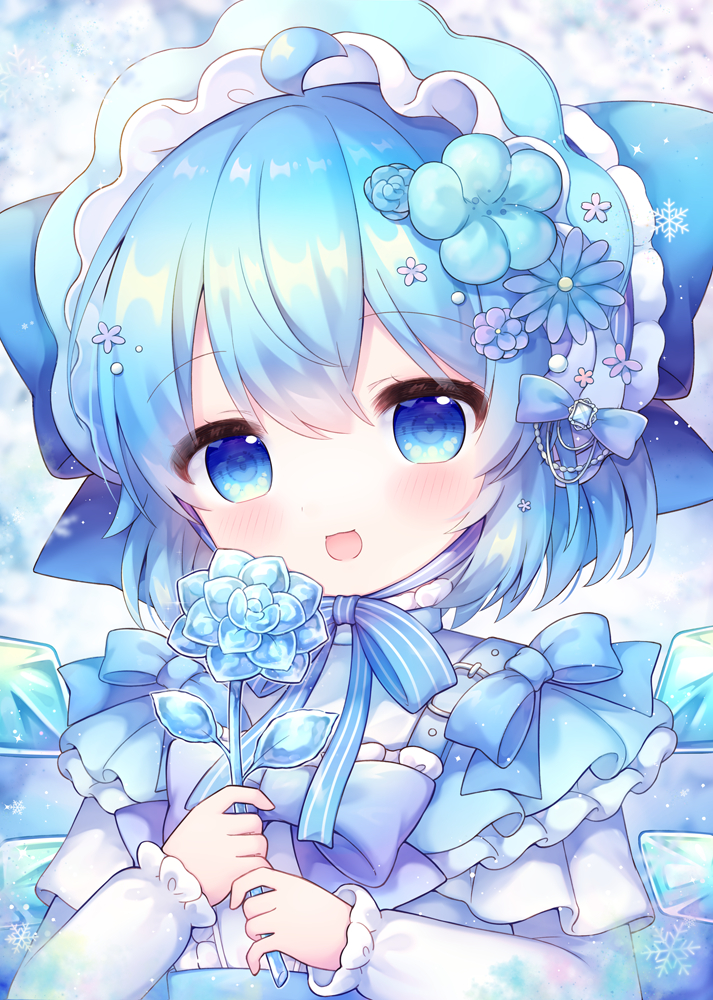 This is a pixiv picture whose title is チルノ.