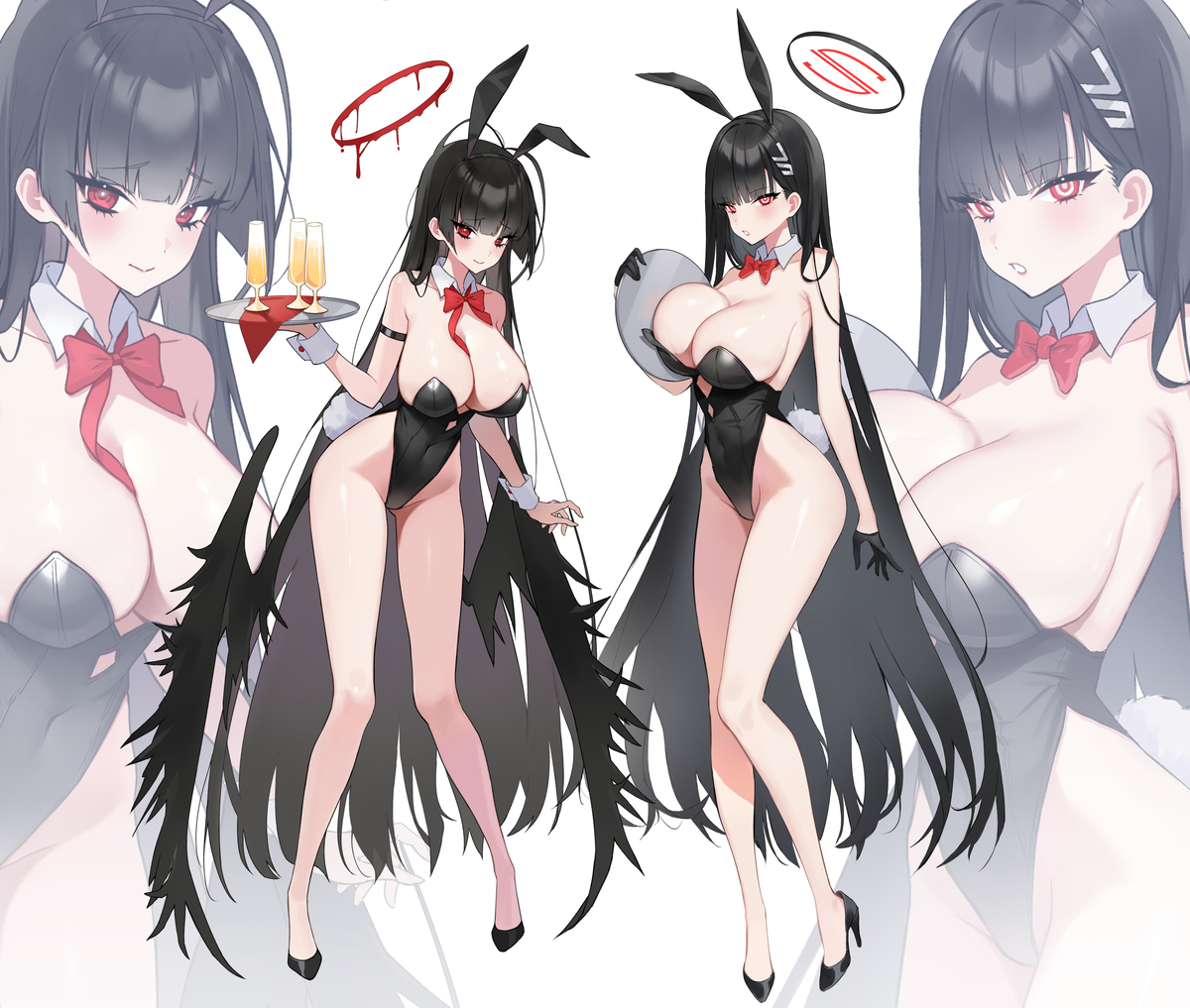 This is a pixiv picture whose title is 🐰🐰.