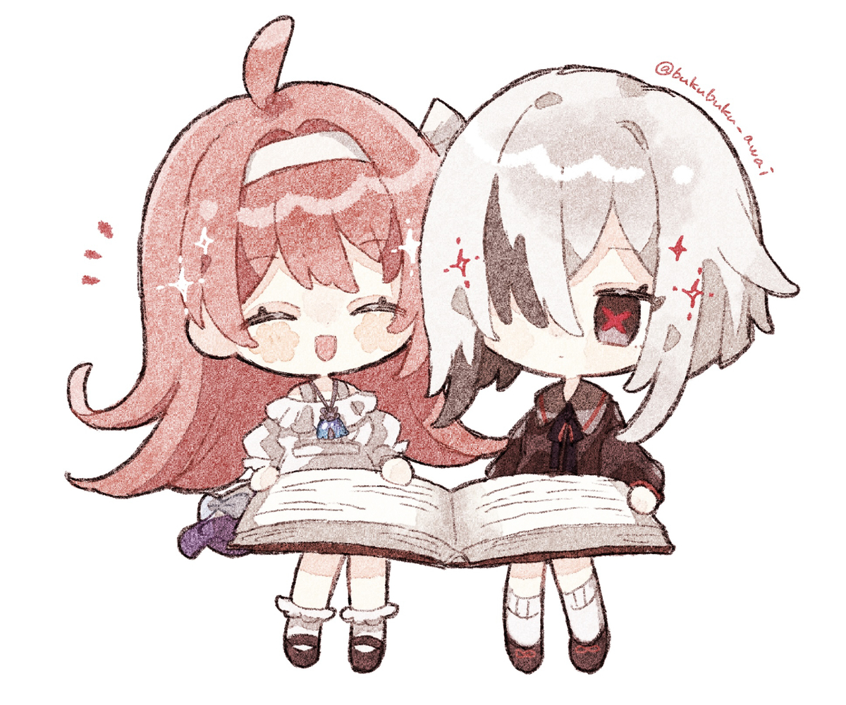 This is a pixiv picture whose title is 📖.