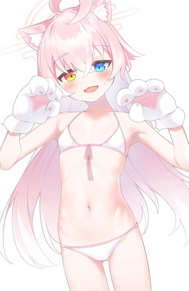 This is a pixiv picture whose title is ねこホシノ.