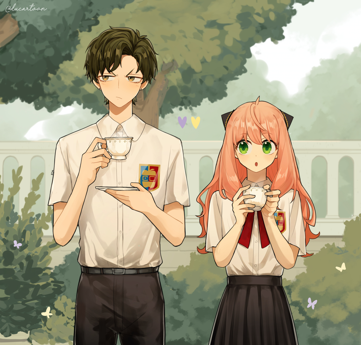 This is a pixiv picture whose title is 「 Elegant 」Tea party☕️🫖.