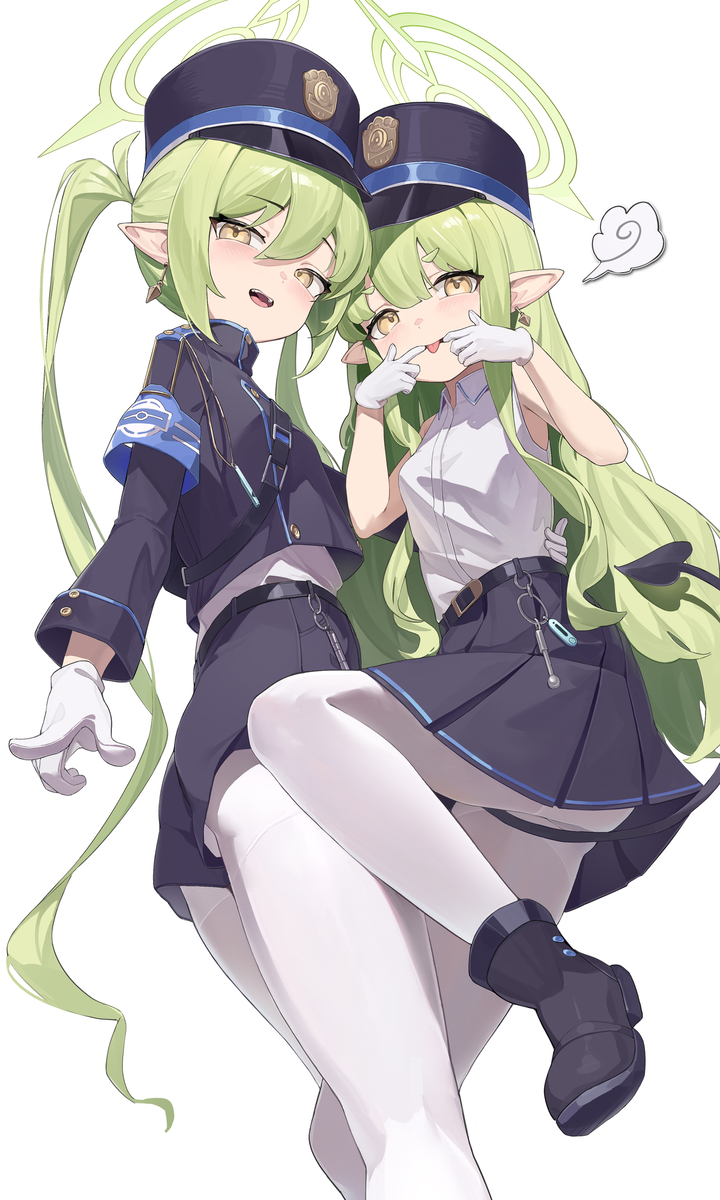 This is a pixiv picture whose title is 哈密瓜味🍈小轨x2.