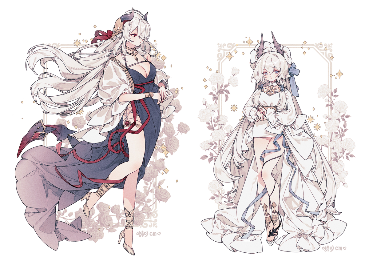 This is a pixiv picture whose title is 🎀cm🎀.