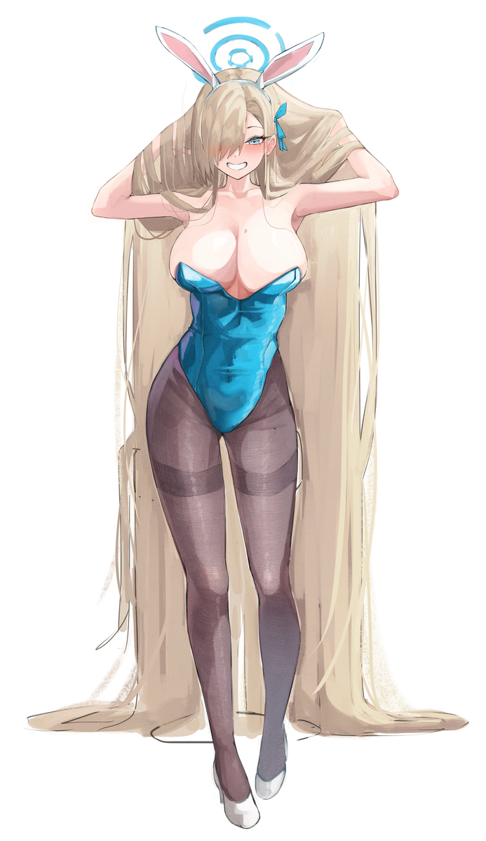 This is a pixiv picture whose title is 一之瀬アスナバニー.
