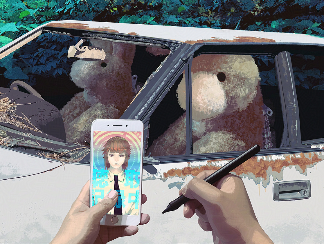 This is a pixiv picture whose title is Auto Theft Rabbit.