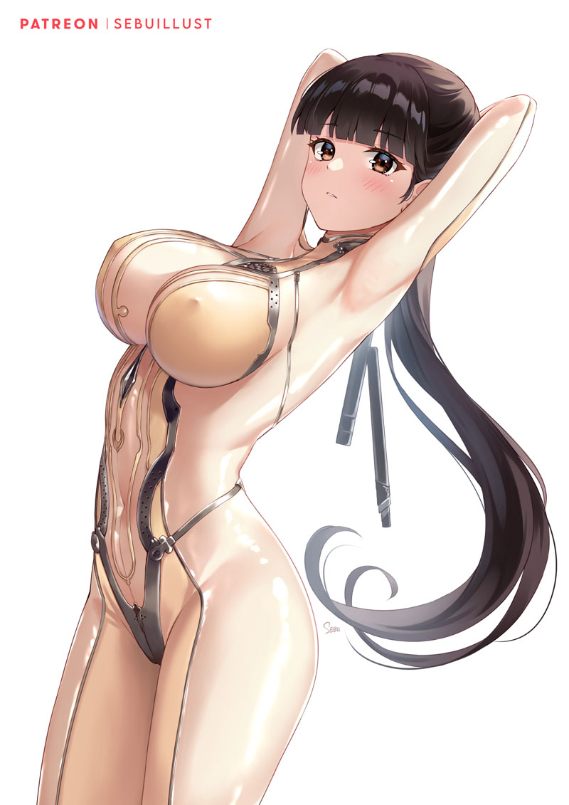 This is a pixiv picture whose title is Eve (Skin Suit).