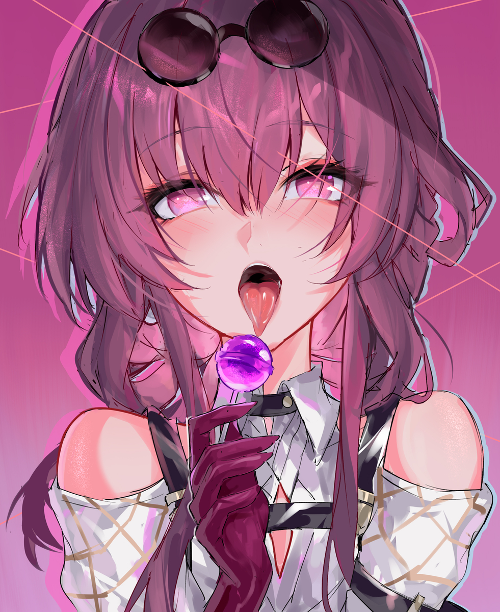 This is a pixiv picture whose title is 星核糖果.