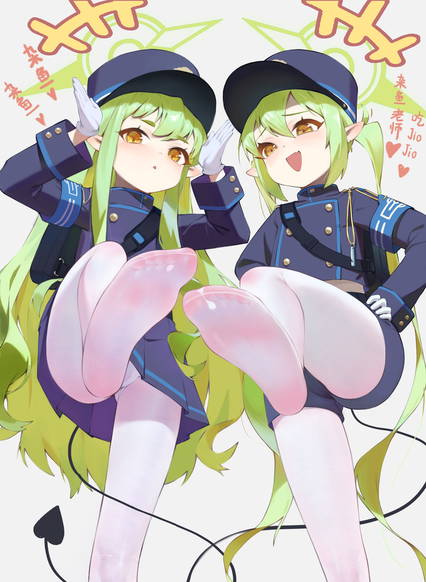This is a pixiv picture whose title is 哈密瓜小鬼.