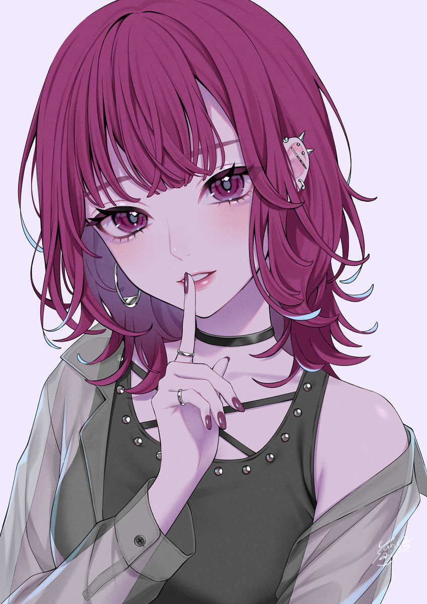 This is a pixiv picture whose title is しー.