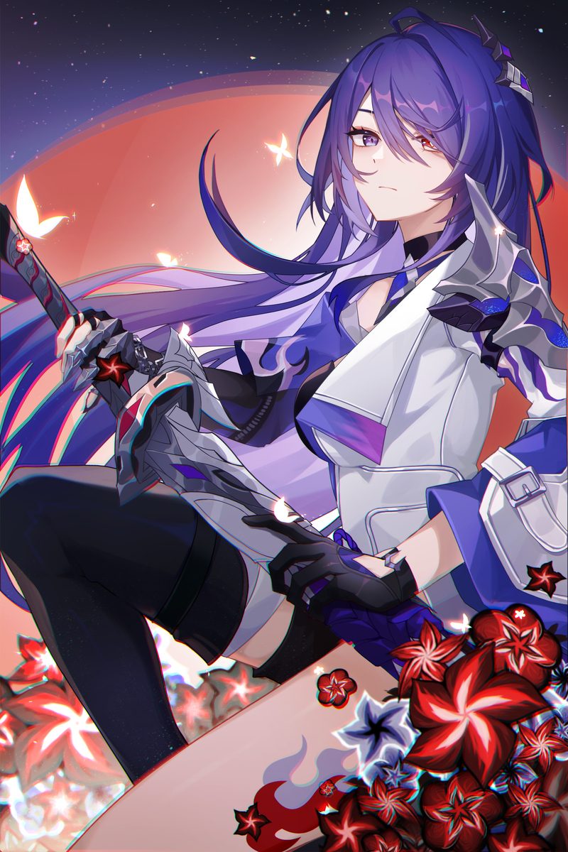 This is a pixiv picture whose title is 黄泉.