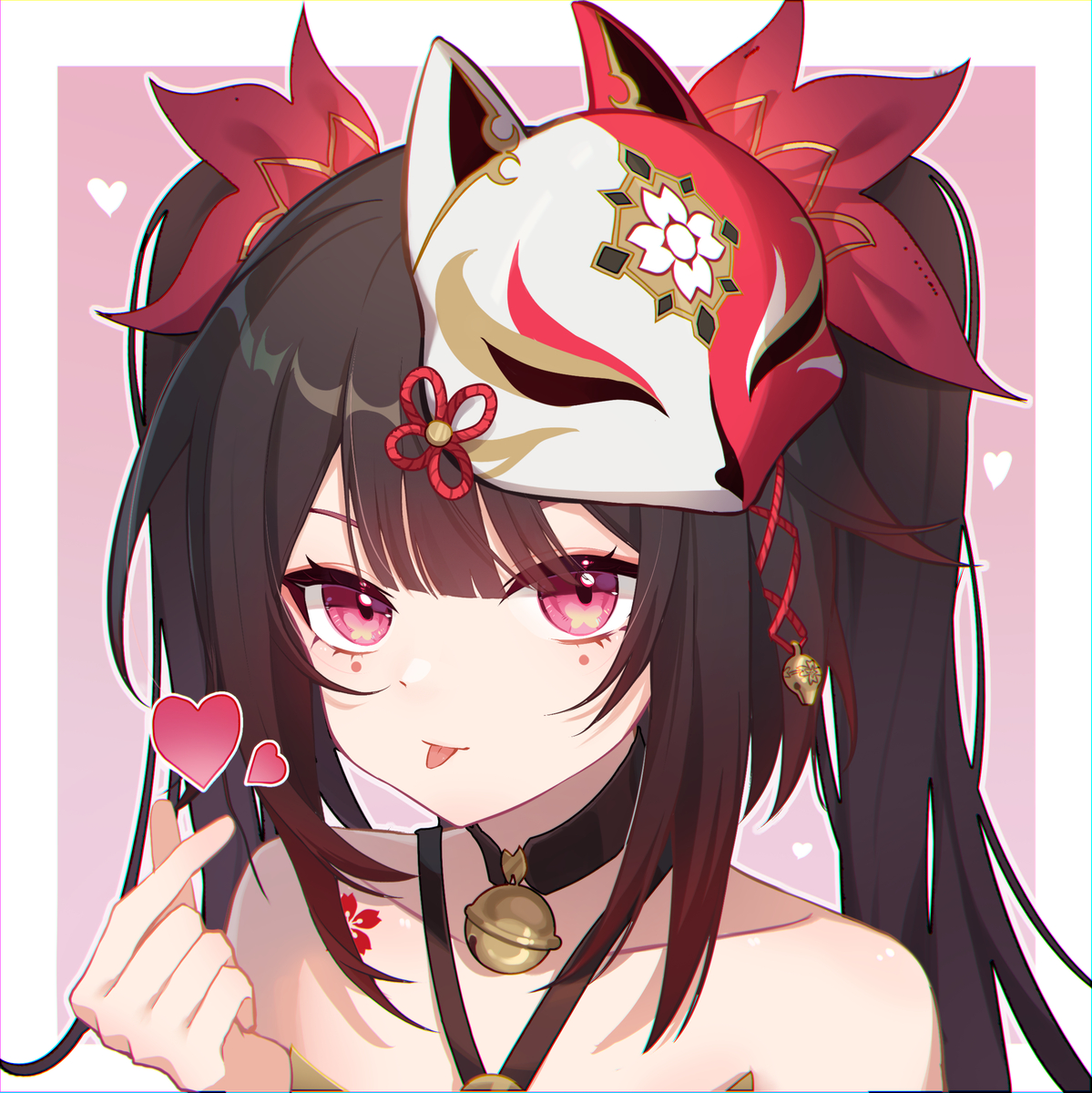 This is a pixiv picture whose title is 花火.
