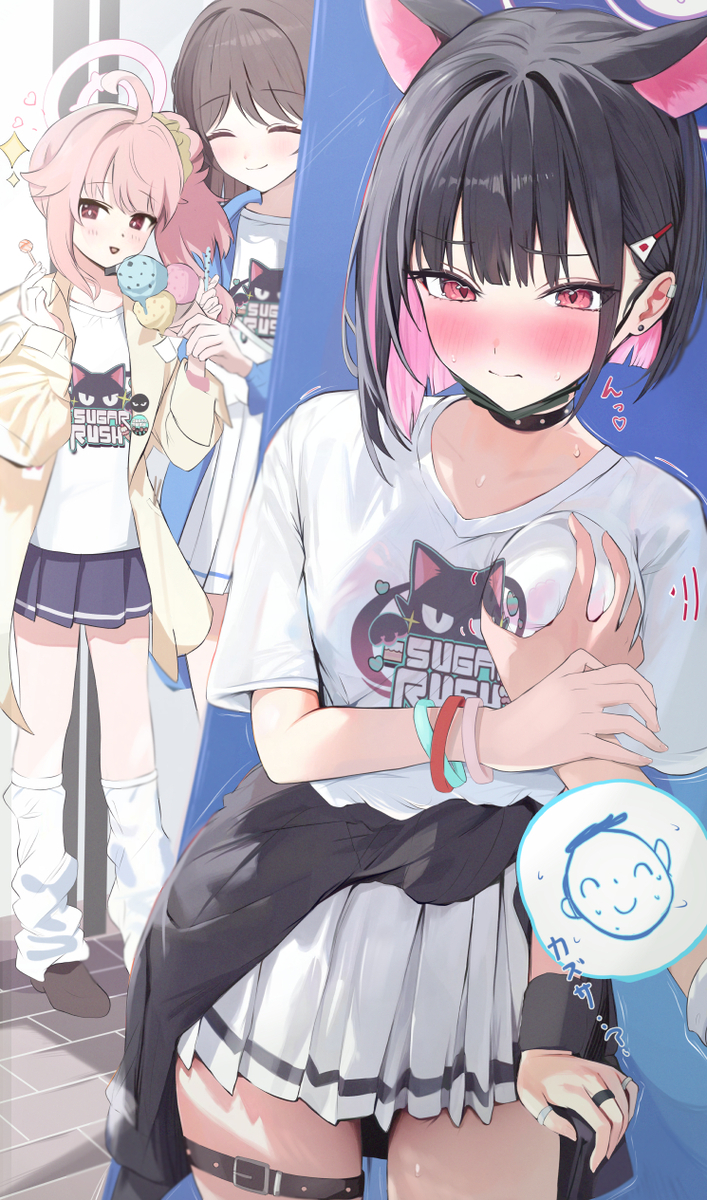 This is a pixiv picture whose title is ほらちゃんとあるでしょ（ﾑﾆｭﾑﾆｭ.