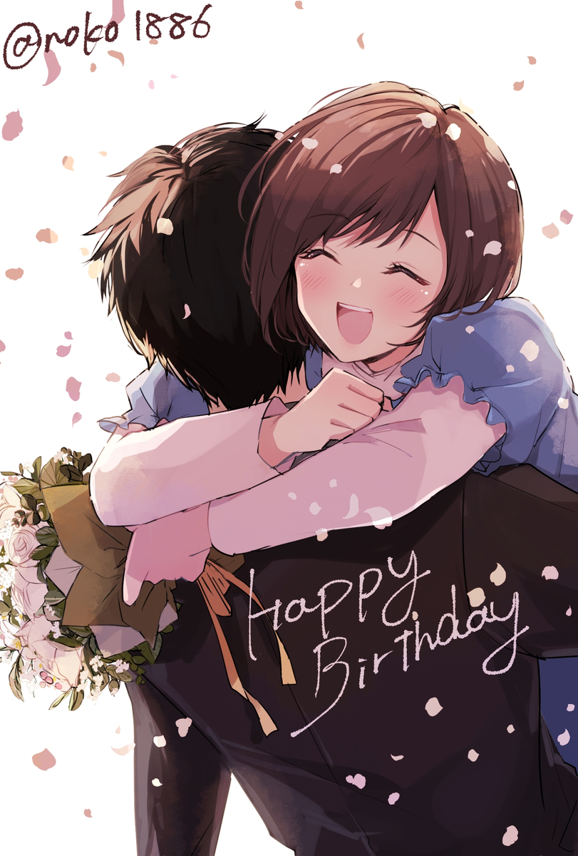 This is a pixiv picture whose title is ヒバハル真ん中BIRTHDAY2024.