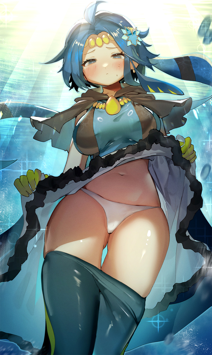 This is a pixiv picture whose title is 海晶乙女ブルータン.