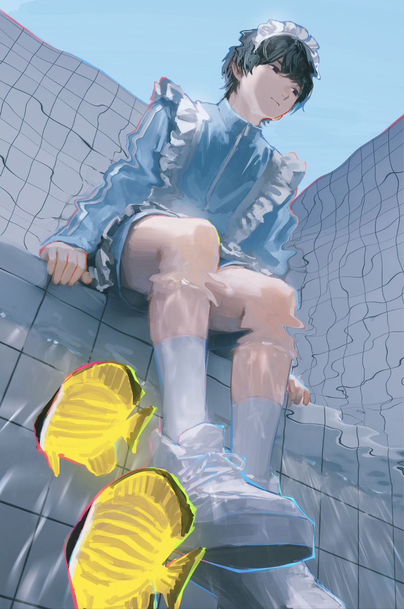 This is a pixiv picture whose title is 無題.