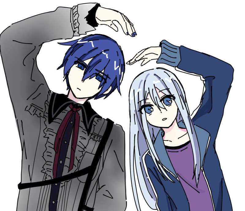 This is a pixiv picture whose title is ハート作って！.