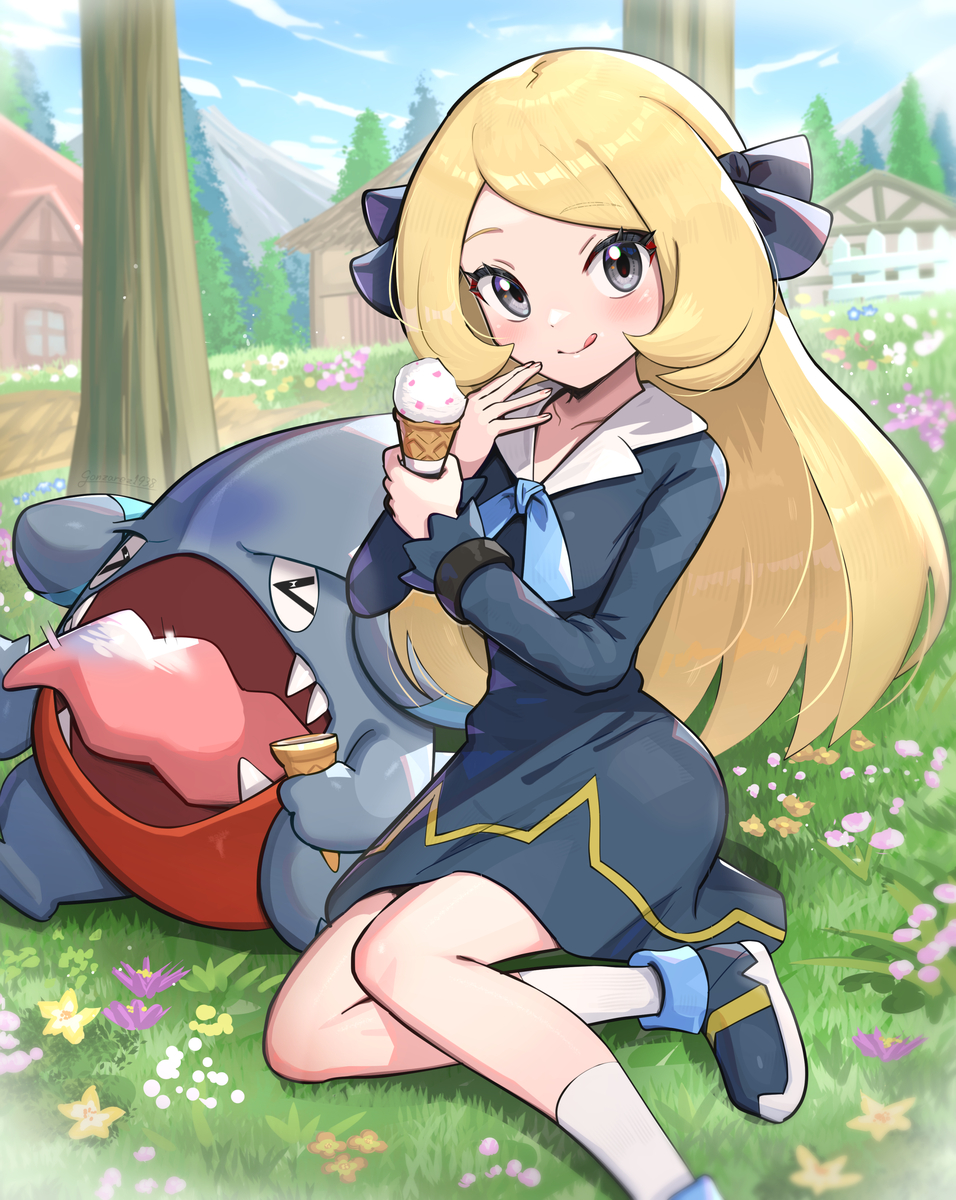 This is a pixiv picture whose title is シロナちゃん.