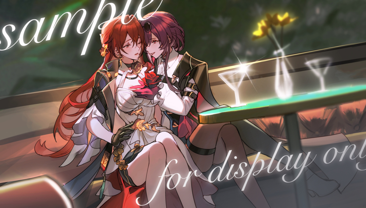 This is a pixiv picture whose title is commission.